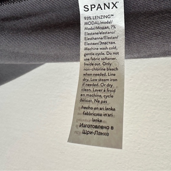 NWT SPANX Gray Better Base Shorts Loungewear Comfy Pajama Short size L - Picture 7 of 8